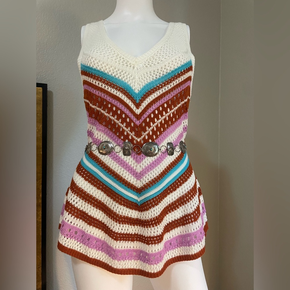 Crochet top/ chasing unicorns vibes. Size small